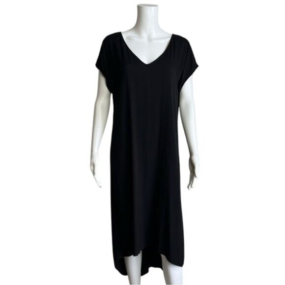 Michael Stars Strappy Back High Low Dress in Black - S - Picture 1 of 7